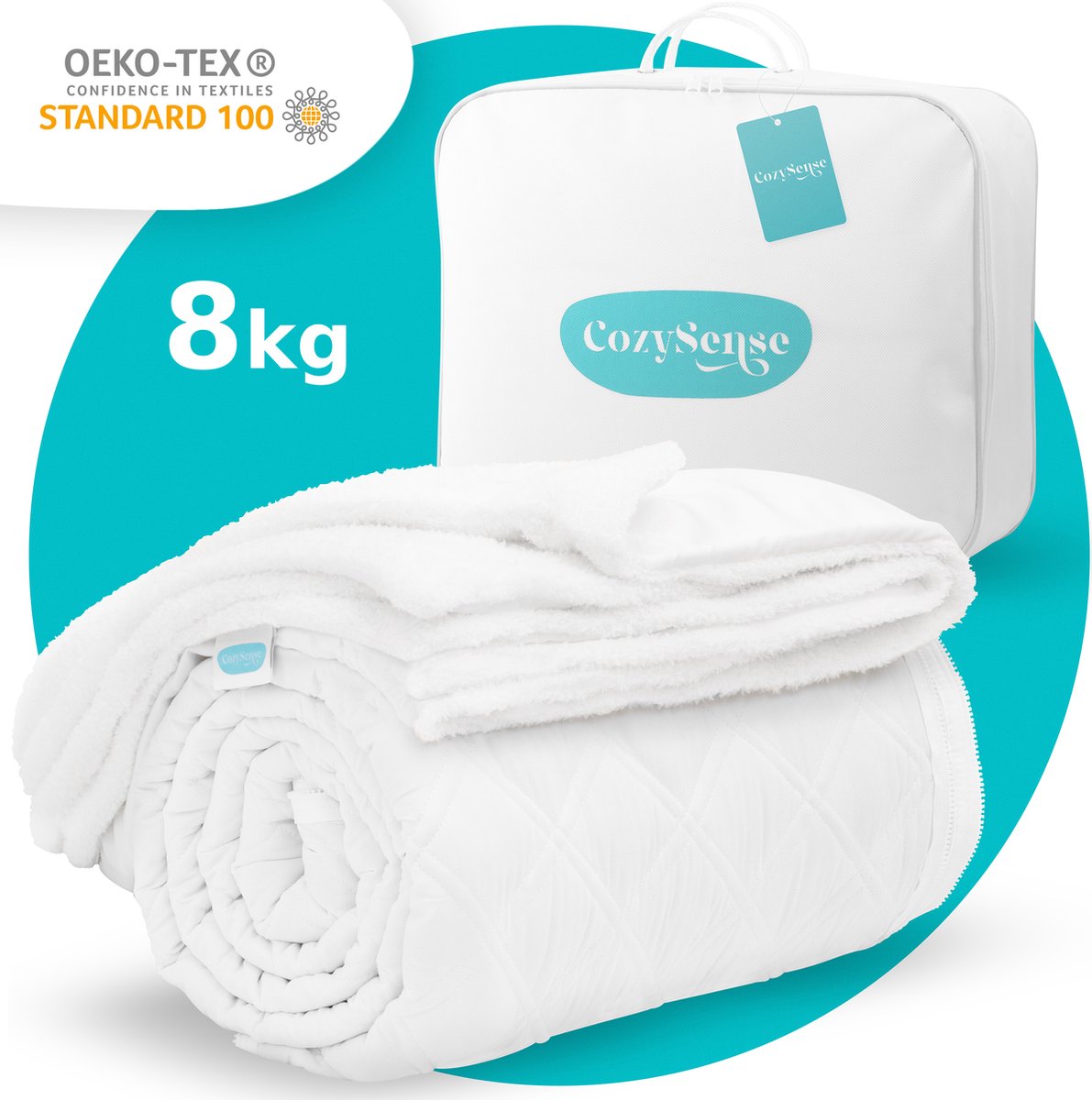 CozySense Verzwaringsdeken 8 kg 100% Tencel