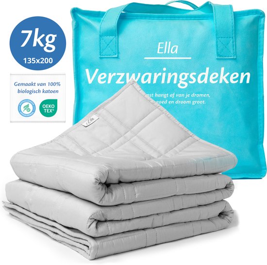 Ella Verzwaringsdeken 7 kg OEKO-TEX Katoen