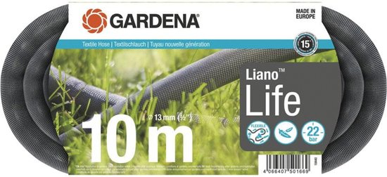 GARDENA Textielslang Liano Life 10m