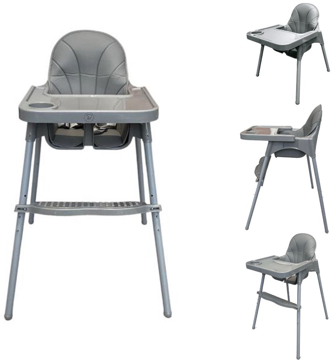 Liefjes & Co Kinderstoel Grijs