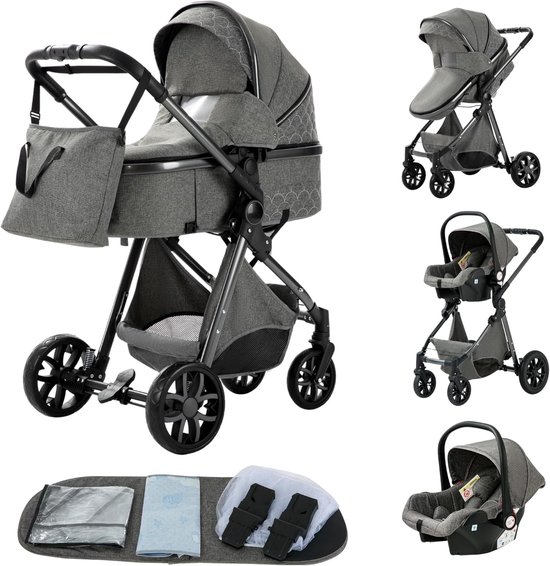 Luxe 3-in-1 Combi Kinderwagen
