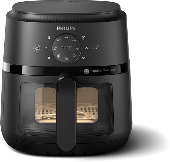 Philips 2000 Series Airfryer - NA220/00 - Kijkvenster - RapidAir - 4.2L - Tot 4
