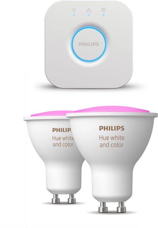 Philips Hue Starterspakket GU10 - 2 Spotjes - White and Color Ambiance