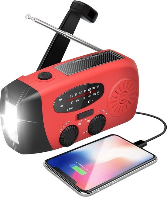 Radio Op Batterijen Voor Rampen