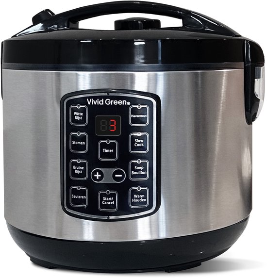 Rijstkoker met Stomer 1.5L - Multicooker
