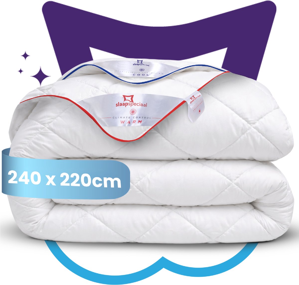 Slaapspeciaal Climate Control 4-Seizoenen Dekbed