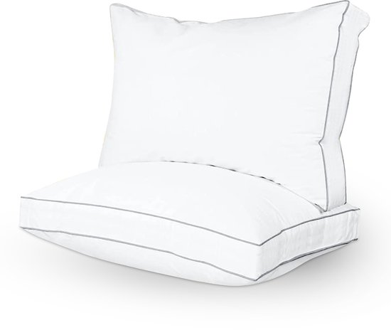 Sleep Comfy Katoen Hoofdkussen Set (2 stuks)